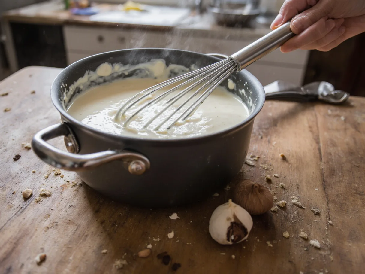 Bešamel — základná biela omáčka bez hrudiek