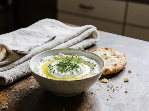 Tzatziki — grécky jogurtový dip, ktorý nie je vodnatý