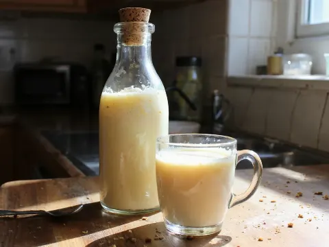 Domáci vaječný likér z čerstvých žĺtkov